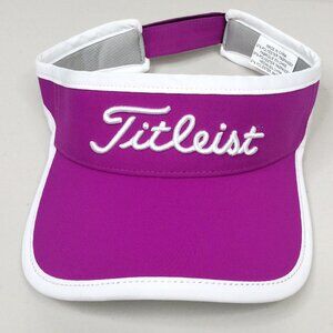 Titleist Golf Sun Visor Hat Women's Adjustable Magenta Pink Purple